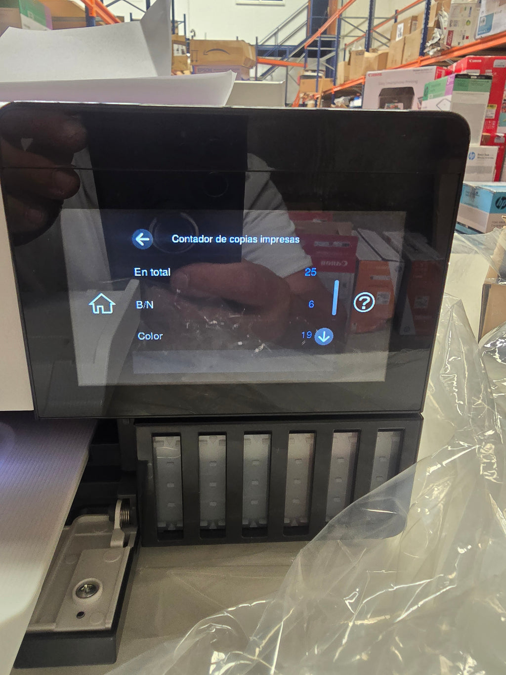Impresora fotográfica EcoTank ET-8500 A4 con depósito de tinta y Wi-Fi