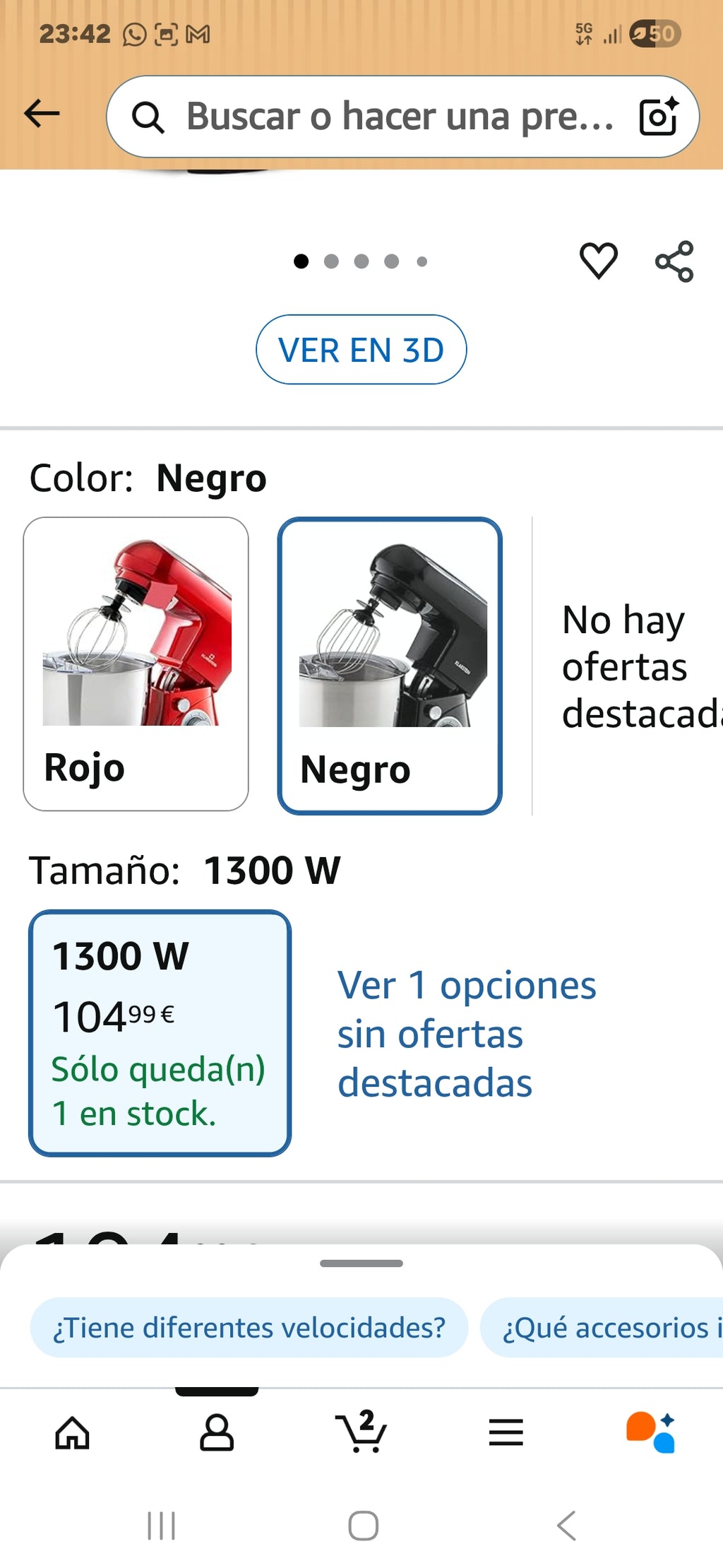 Klarstein Batidora 5L