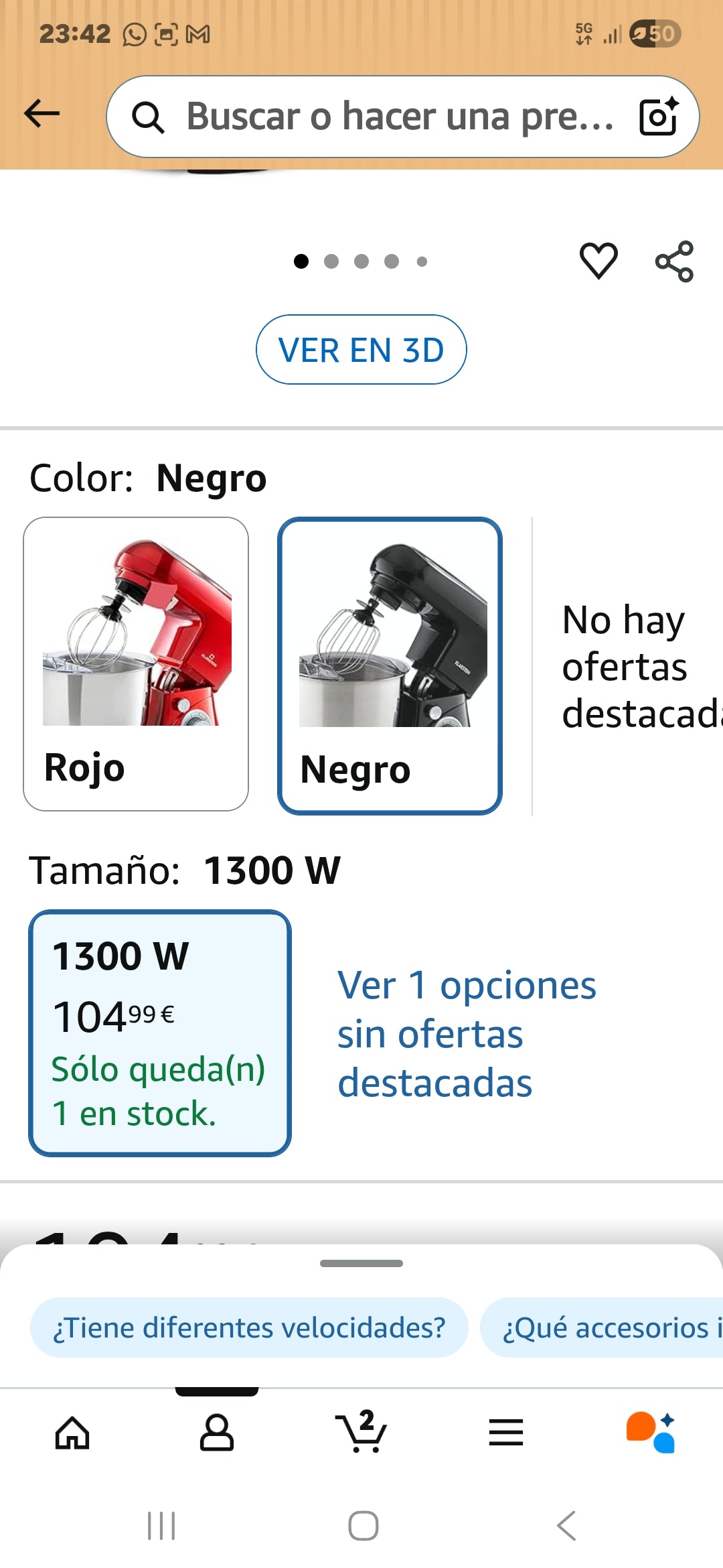 Klarstein Batidora 5L