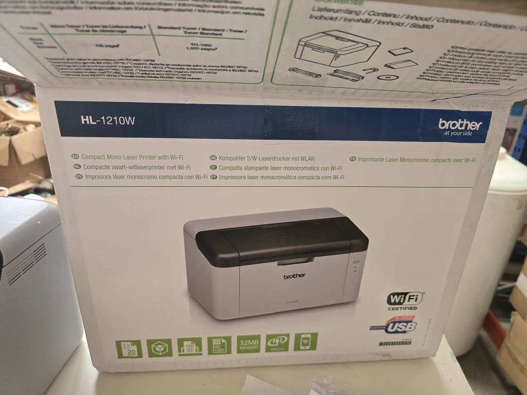 Brother Impresora HL-1210W Laser Monocromo Wifi